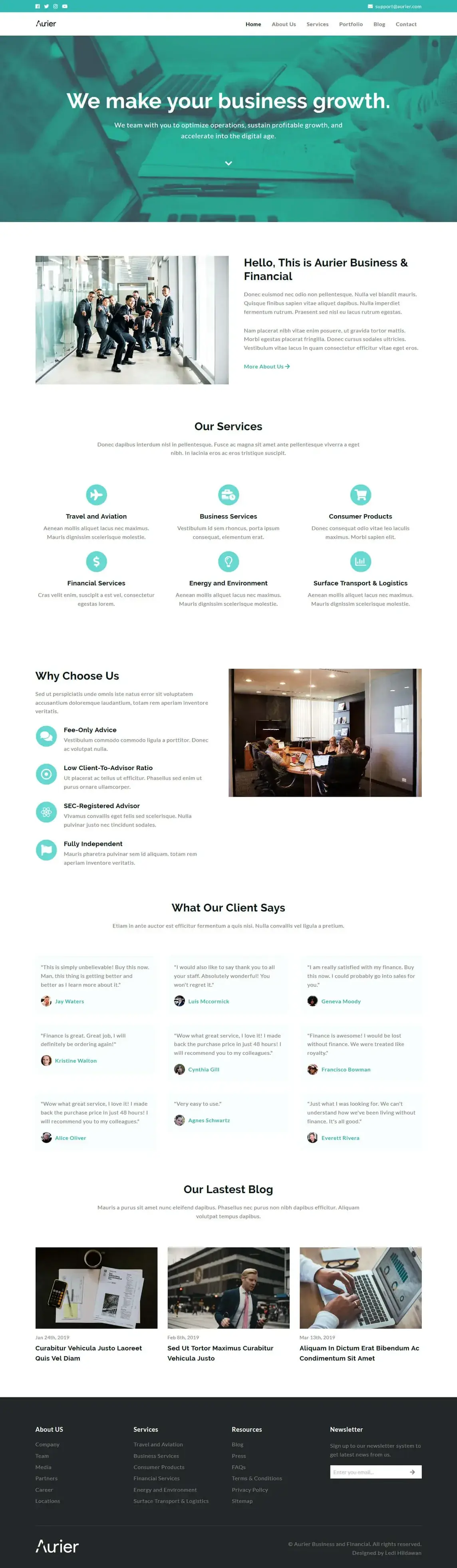 Proyek Web Aurier